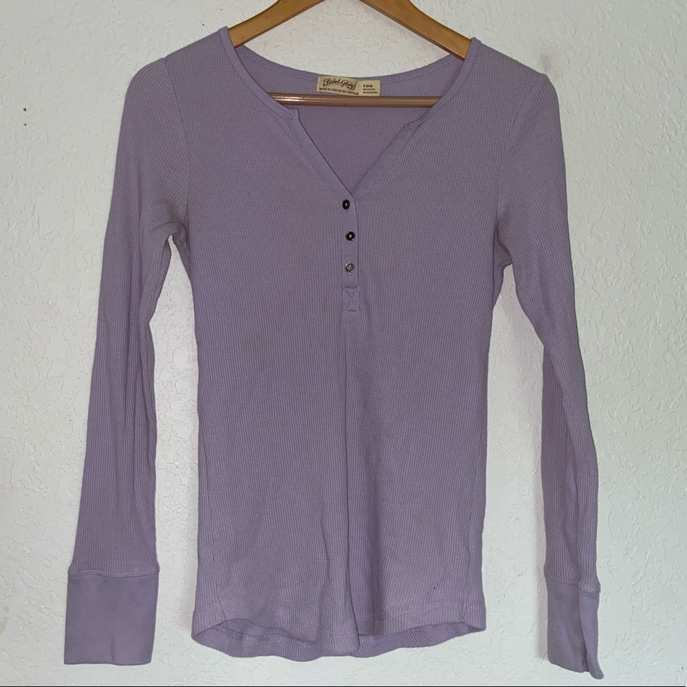 Faded Glory Fitted Longsleeve Top
